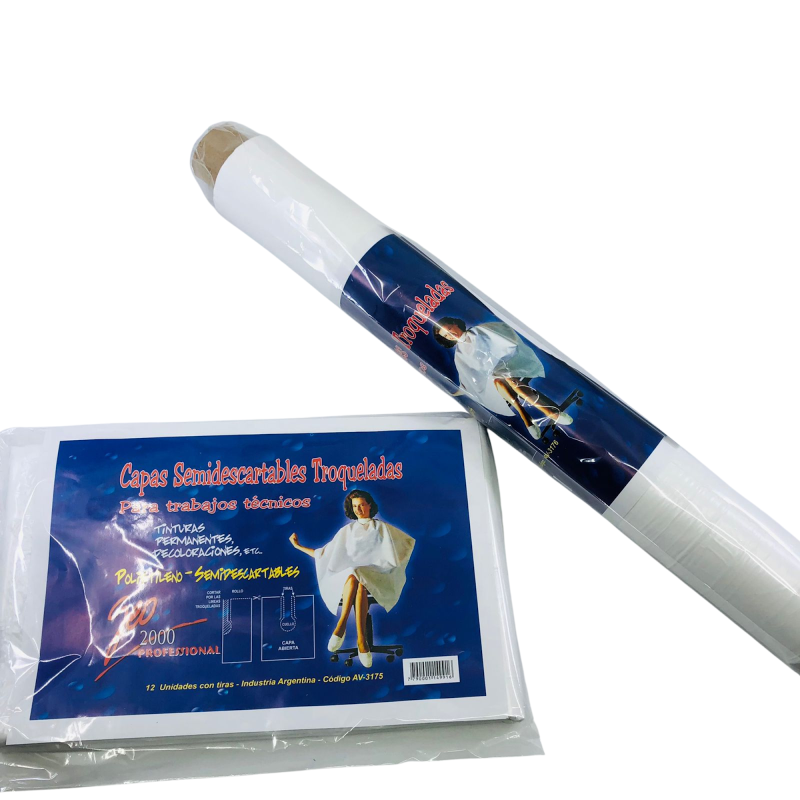 Capa Semi descartable rollo x25un AV3176