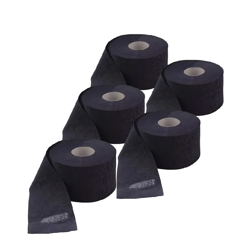 Papel de cuello Negro x5 rollos  AV3683