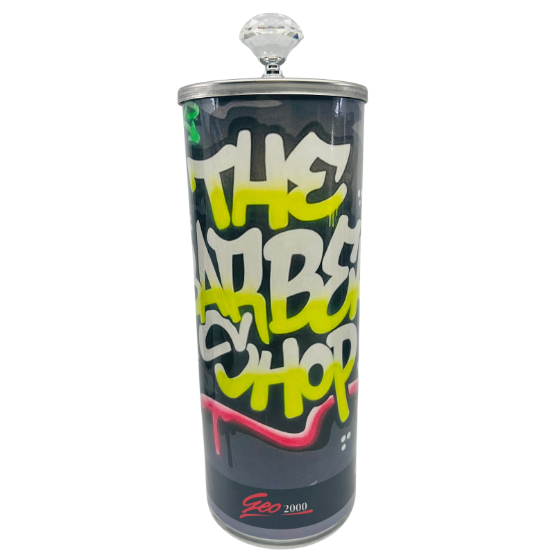 Jarra p/ sanitizante Barber Design Cristal  VA8165