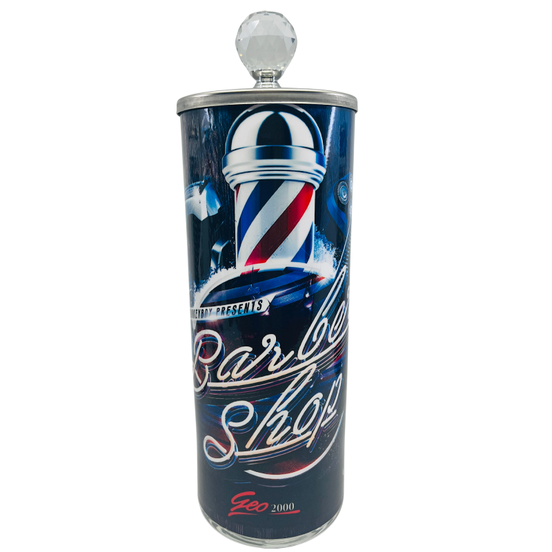 Jarra p/ sanitizante Barber Design Cristal  VA8165