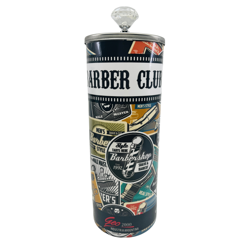 Jarra p/ sanitizante Barber Design Cristal  VA8165