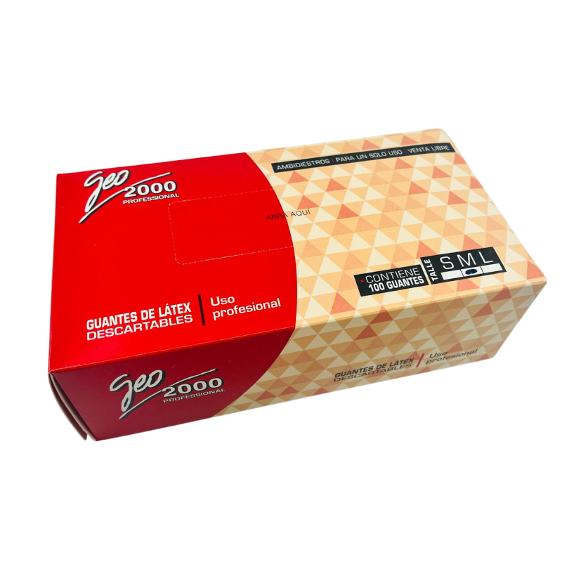 Guante de Latex Geo2000 x100un. AV3258