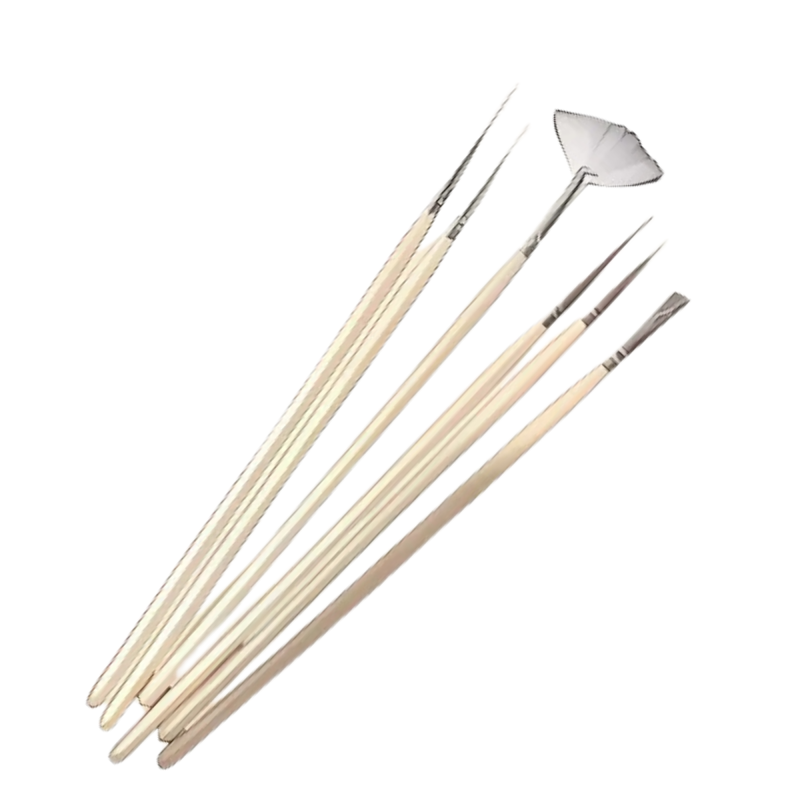 Set pinceles x6 uñas UE4000
