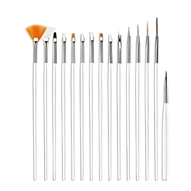 Set pincel uñas x15 UE2015