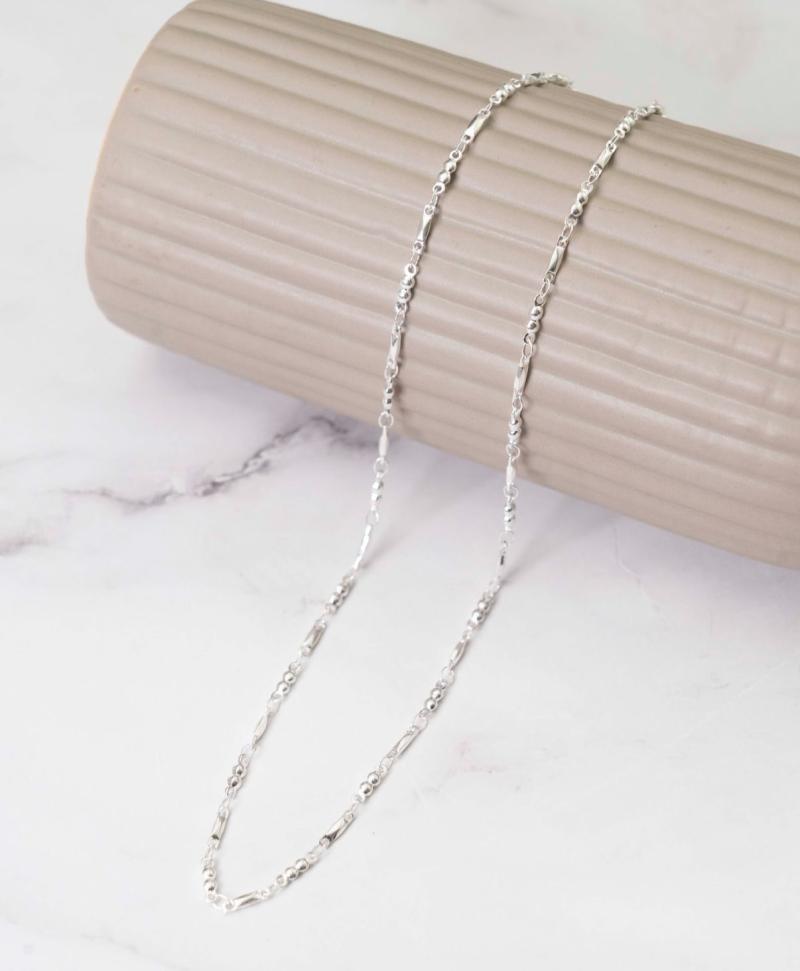 Cadena en acero blanco YM45