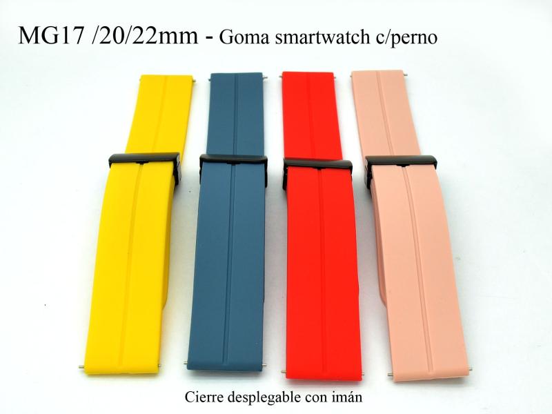 Malla de goma smartwatch MG17