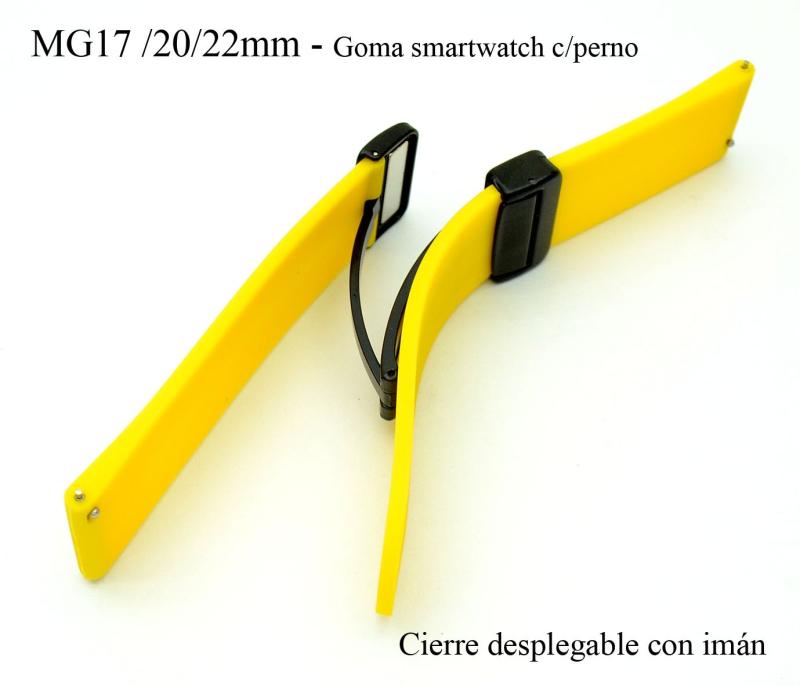 Malla de goma smartwatch MG17