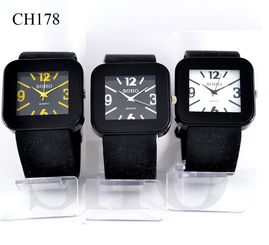 Reloj Análogo Caballero CH178 Goma