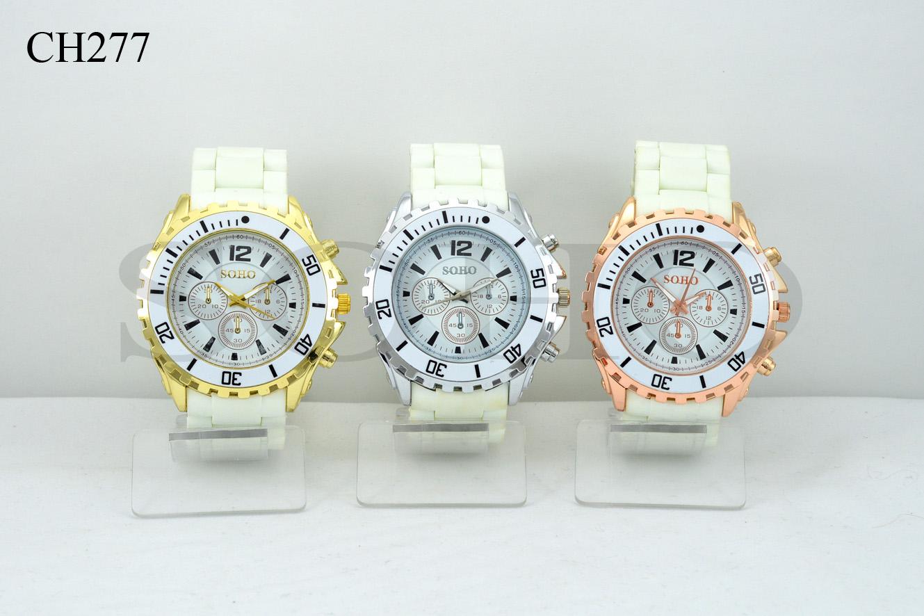 Reloj Análogo Caballero CH277 Goma