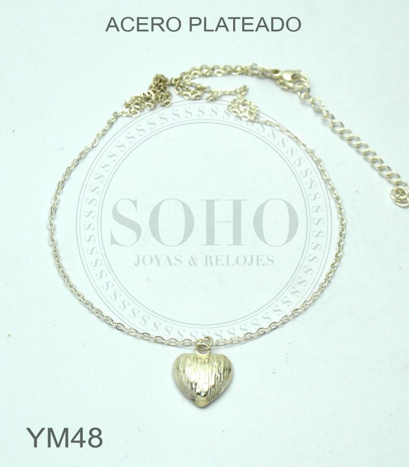 Cadena en acero blanco YM48