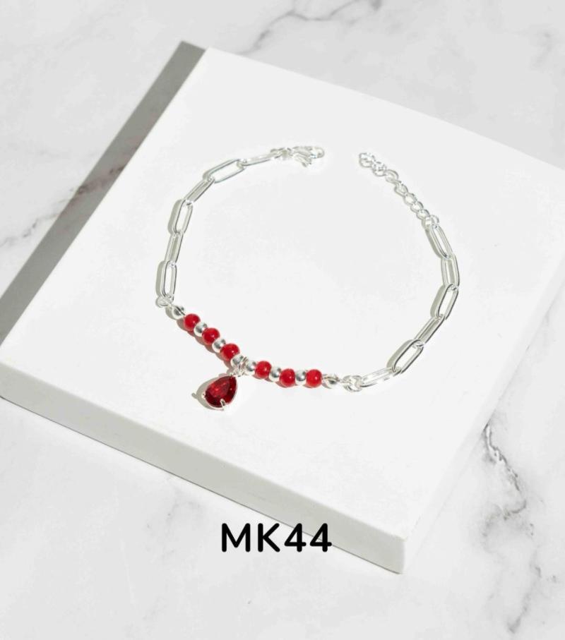 Pulsera en acero blanco MK44