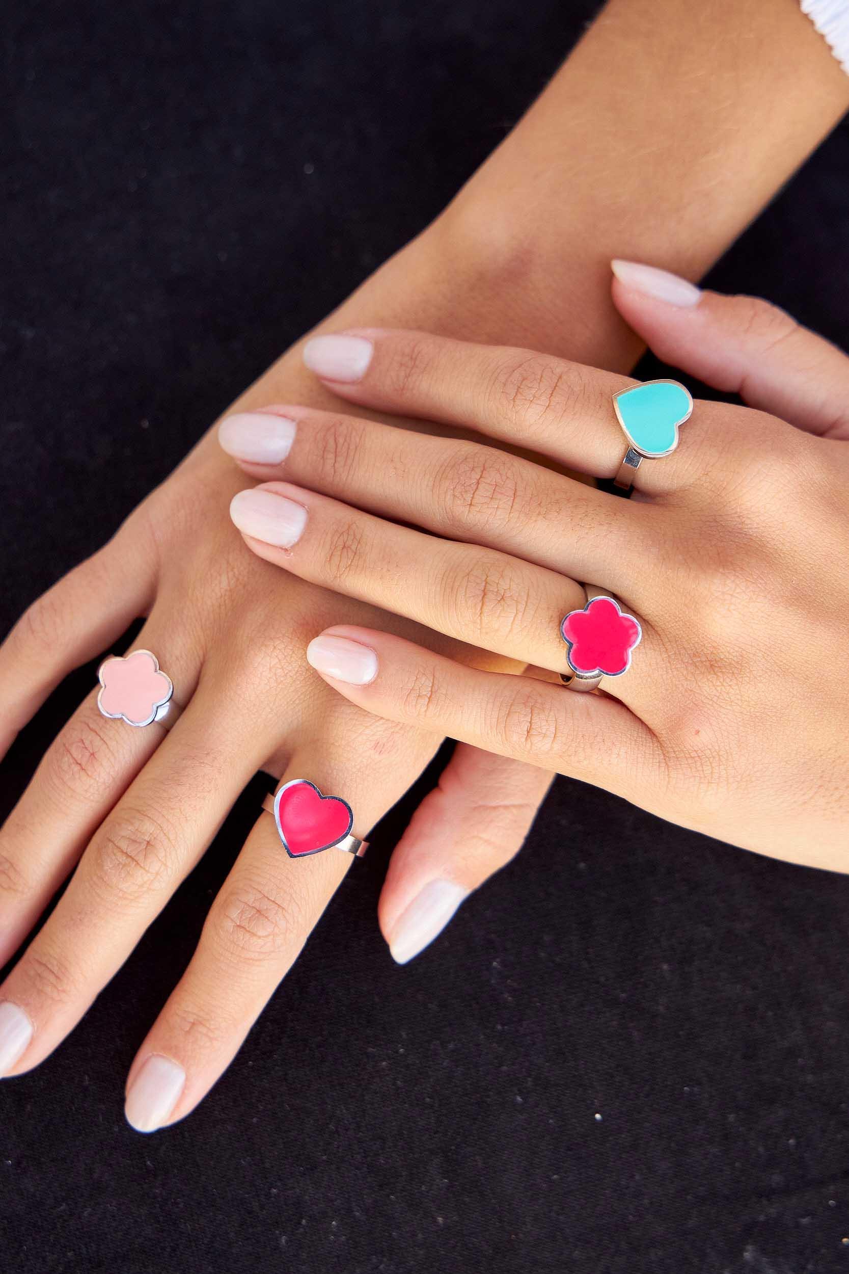 Anillo esmaltado HX19