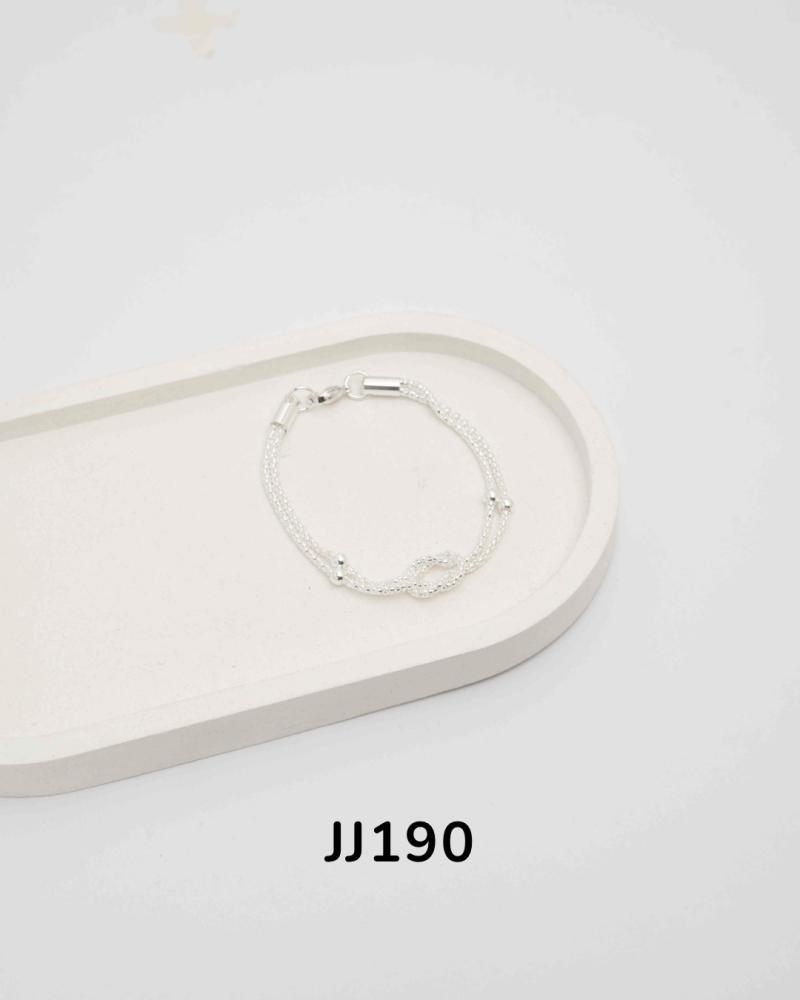 Pulsera en acero blanco JJ190