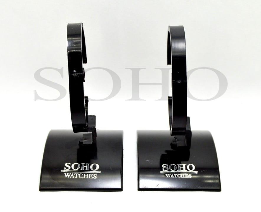 Piecitos Plasticos Exhibidores de Relojes SOHO X 12 Unidades