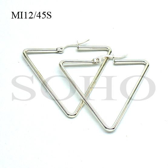 Aro argolla acero blanco MI12S