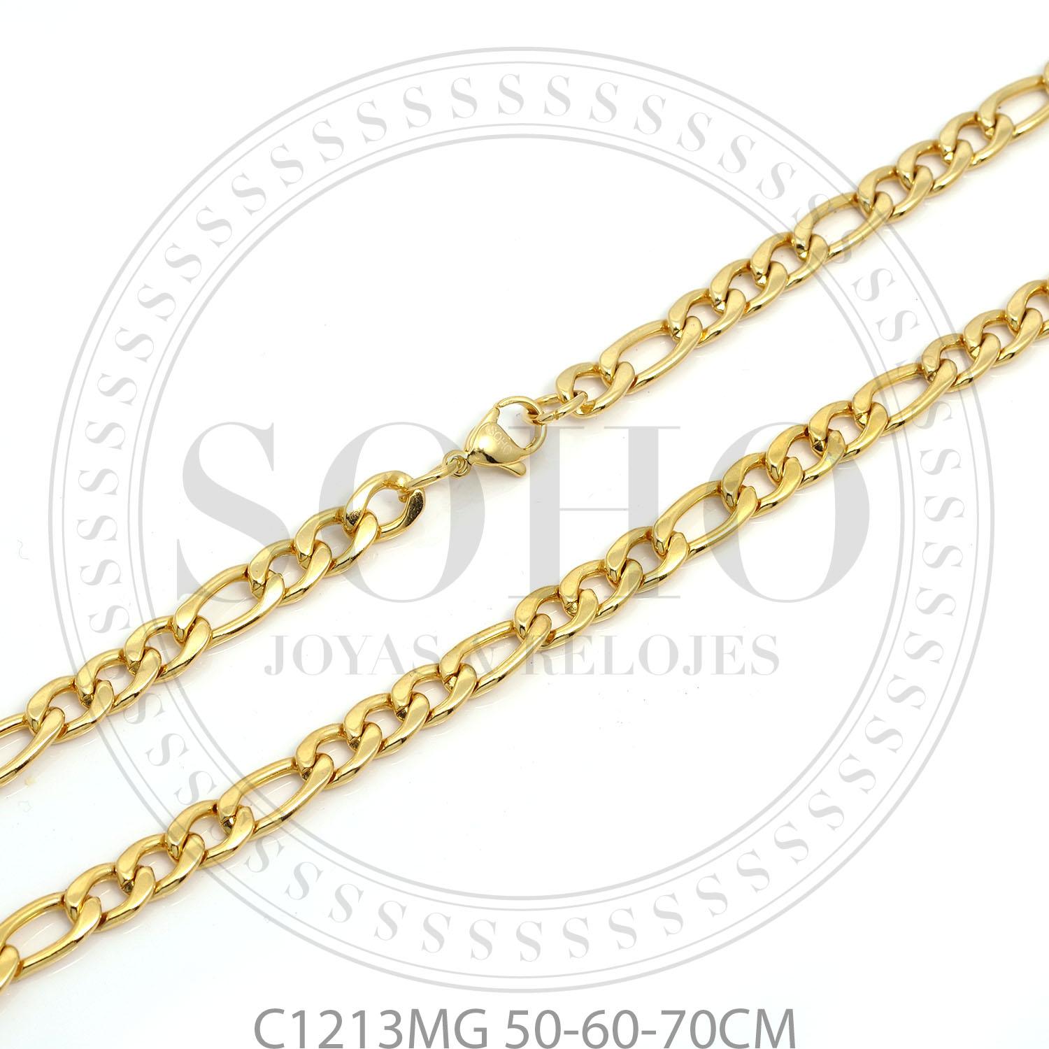 Cadena Acero quirúrgico Dorado SOHO C1213MG