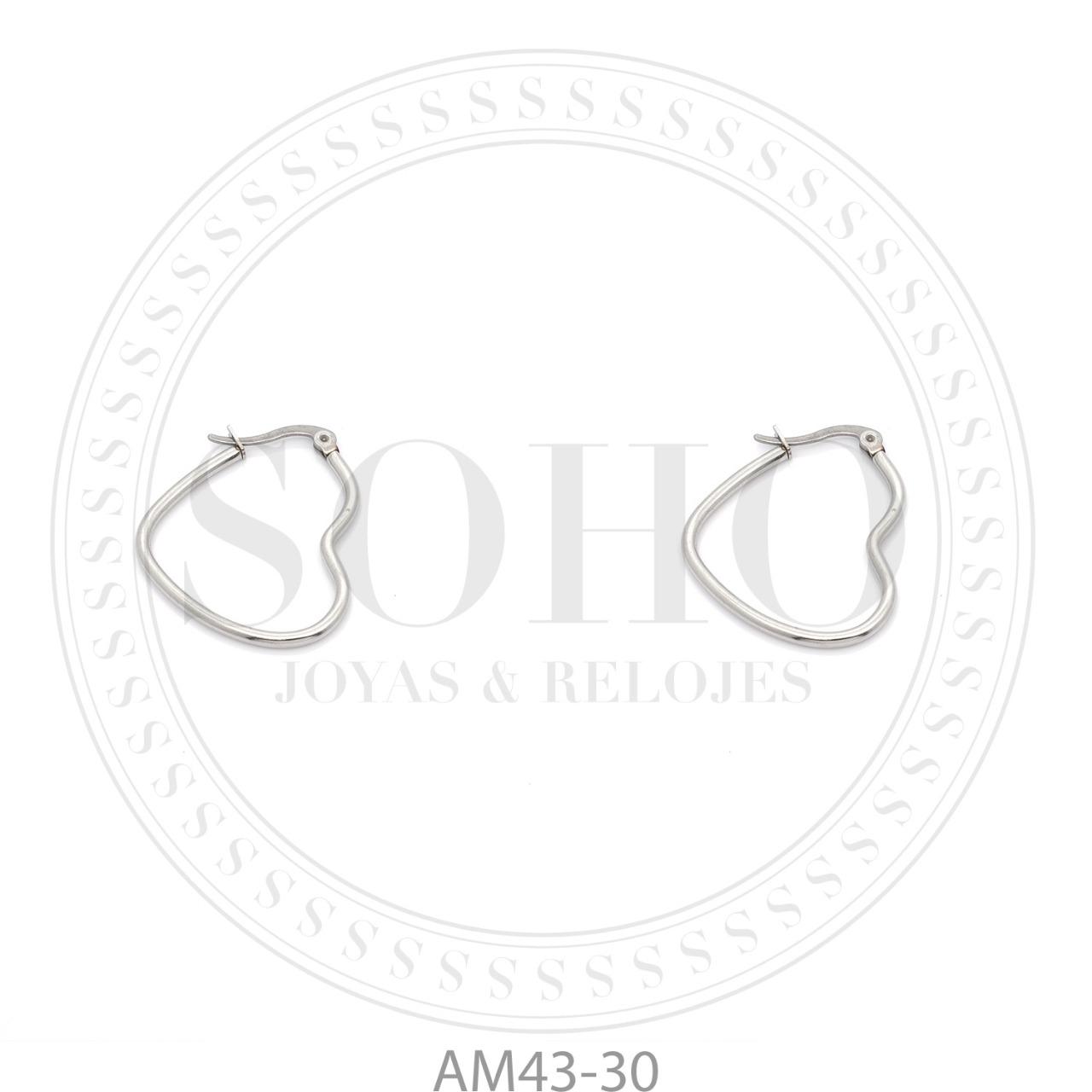 Aro argolla corazón SOHO AM43