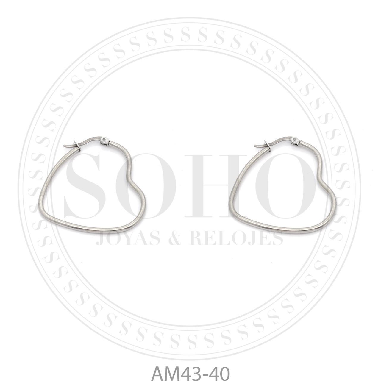 Aro argolla corazón SOHO AM43
