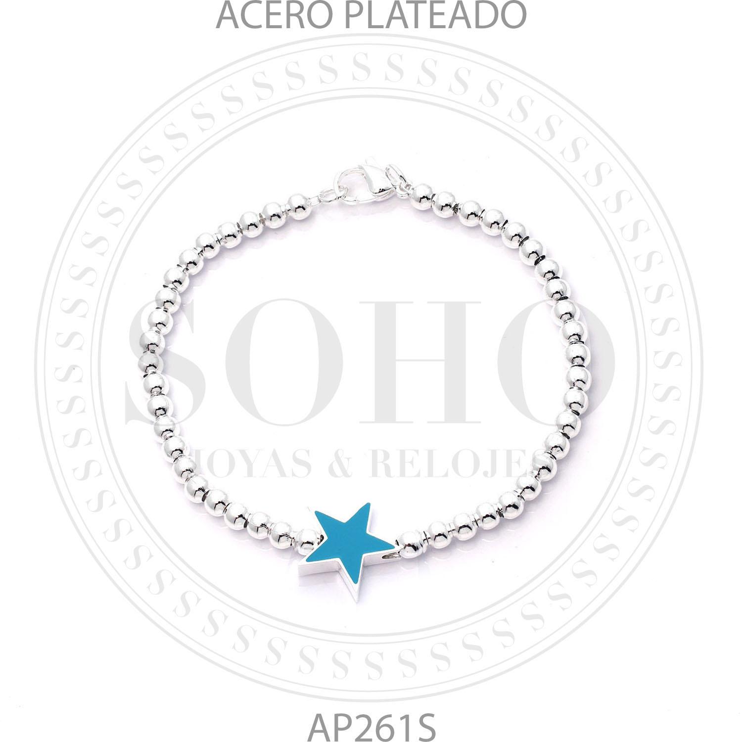 Pulsera en acero blanco SOHO AP261/262/263/264S