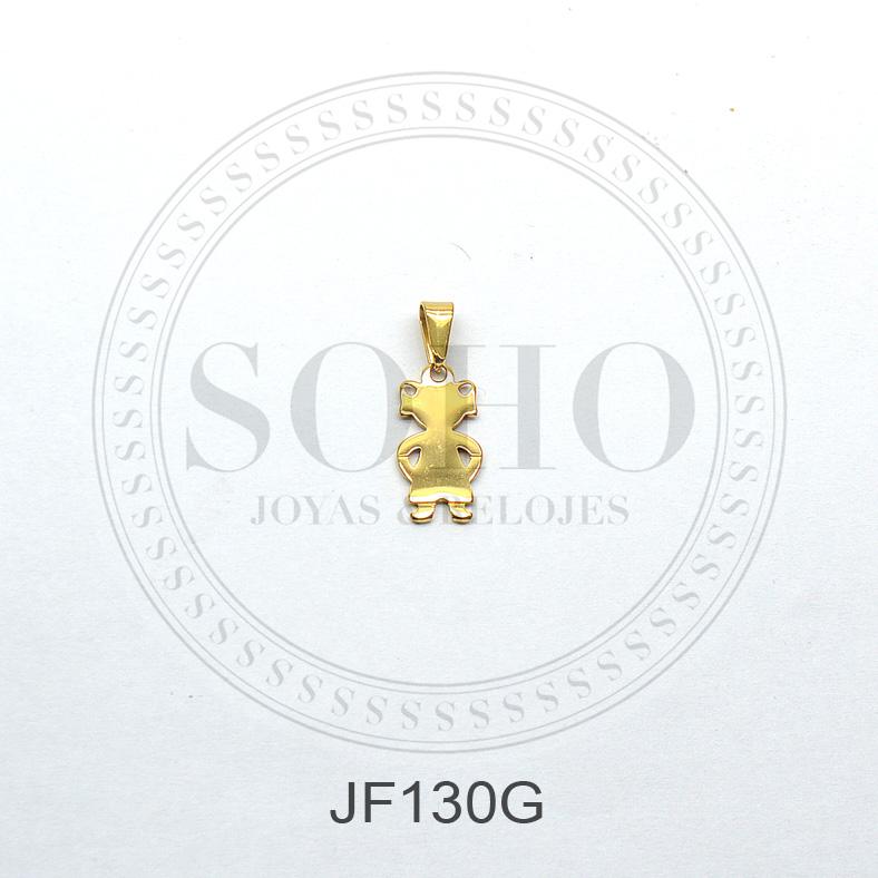 Dije nena en acero dorado JF130G