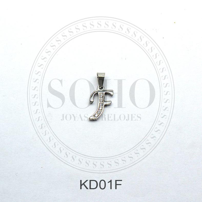 Dije letra con brillo SOHO KD01