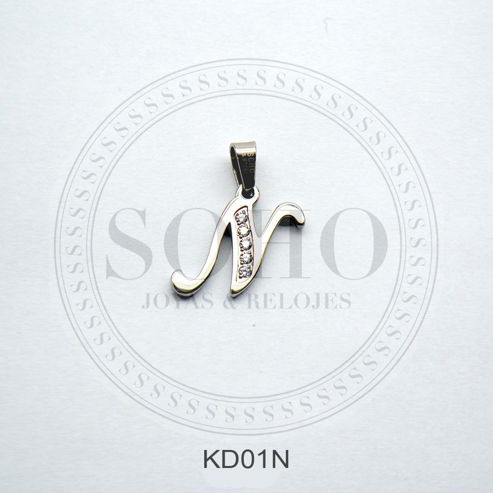 Dije letra con brillo SOHO KD01