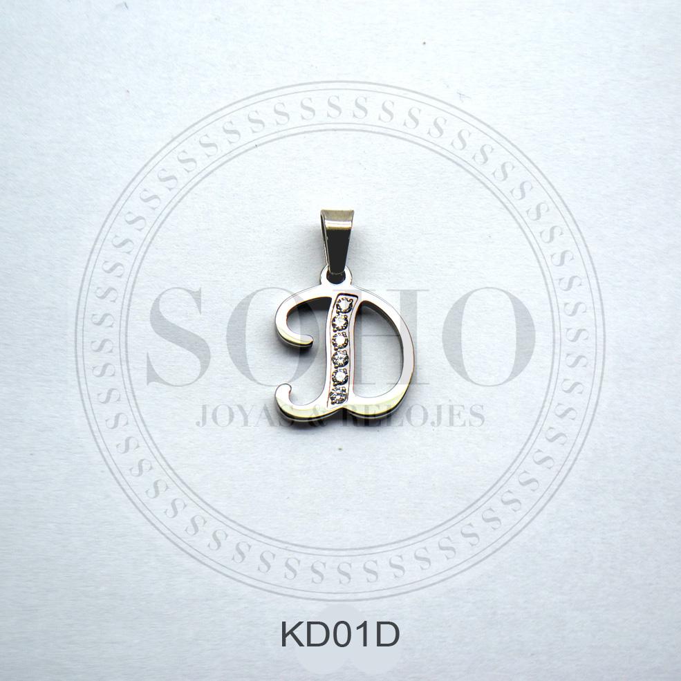 Dije letra con brillo SOHO KD01
