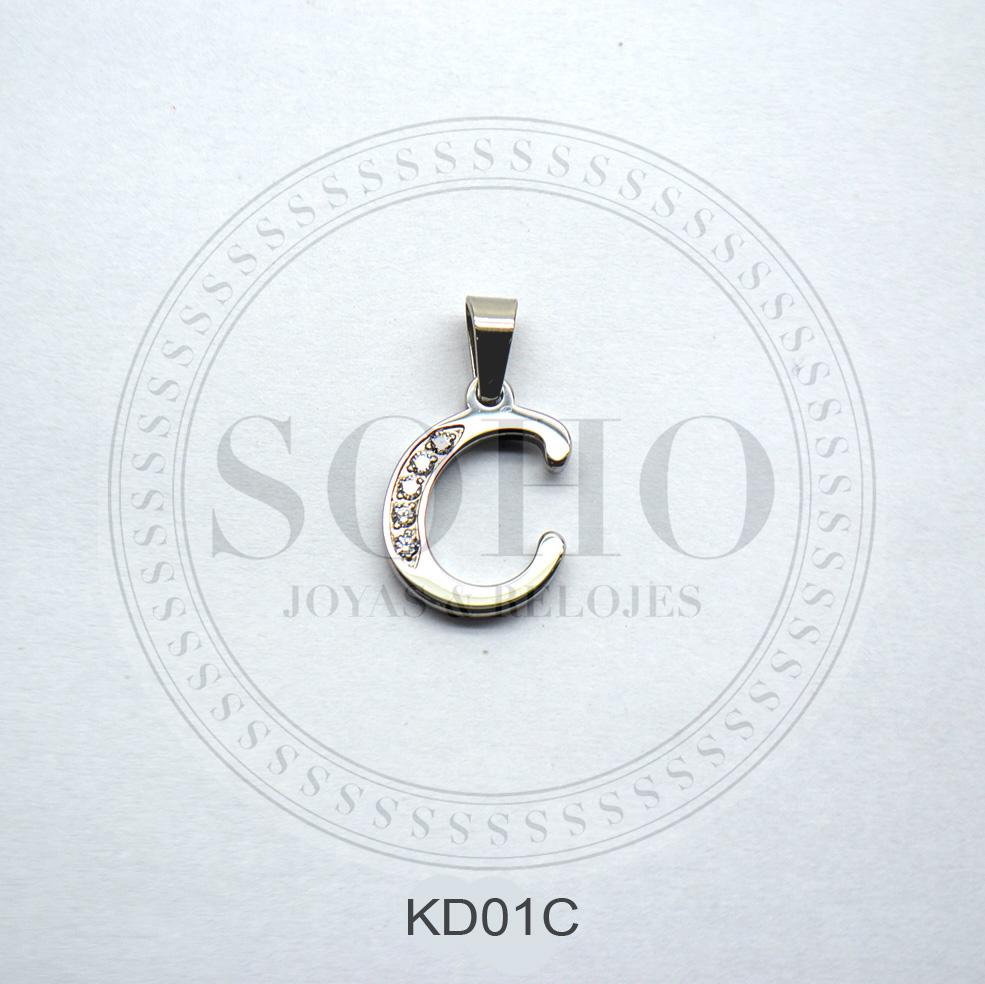 Dije letra con brillo SOHO KD01