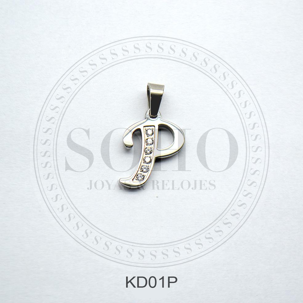 Dije letra con brillo SOHO KD01