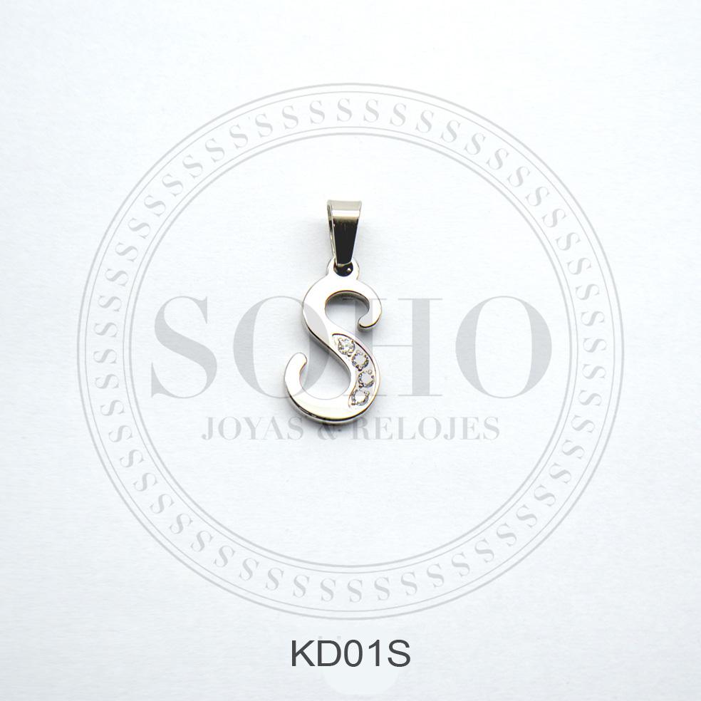 Dije letra con brillo SOHO KD01