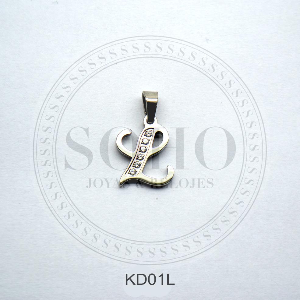 Dije letra con brillo SOHO KD01