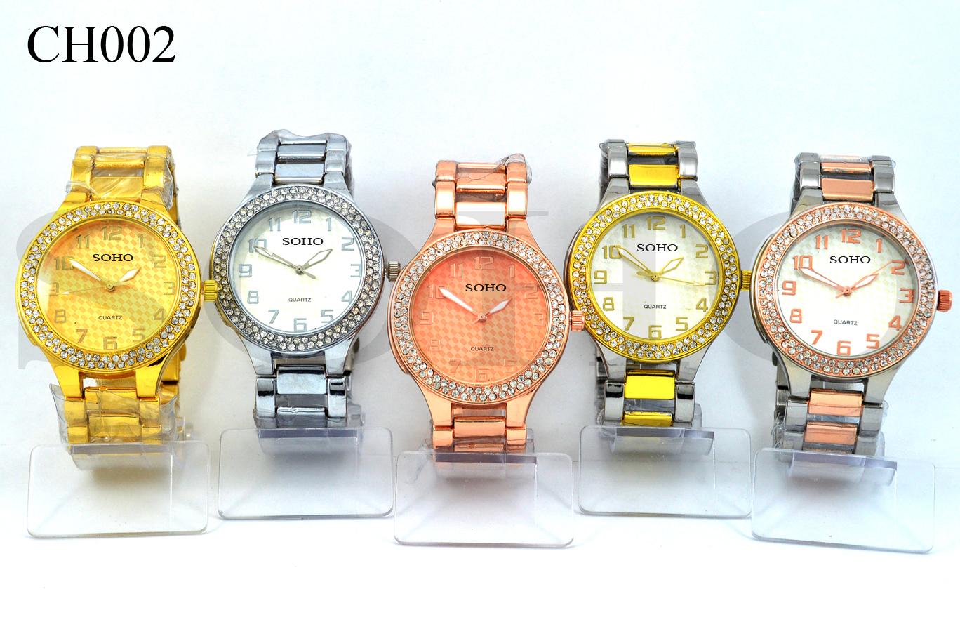 Reloj Análogo Dama CH002 Metal