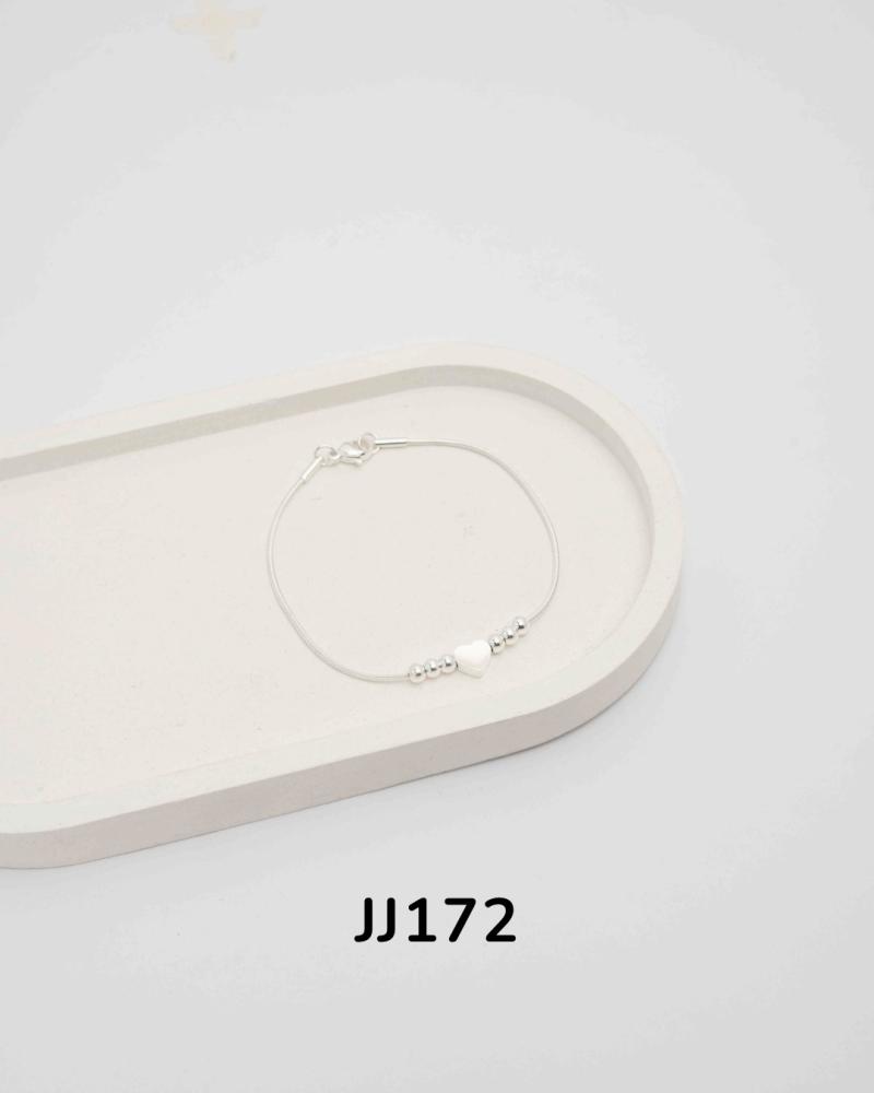 Pulsera en acero blanco JJ172