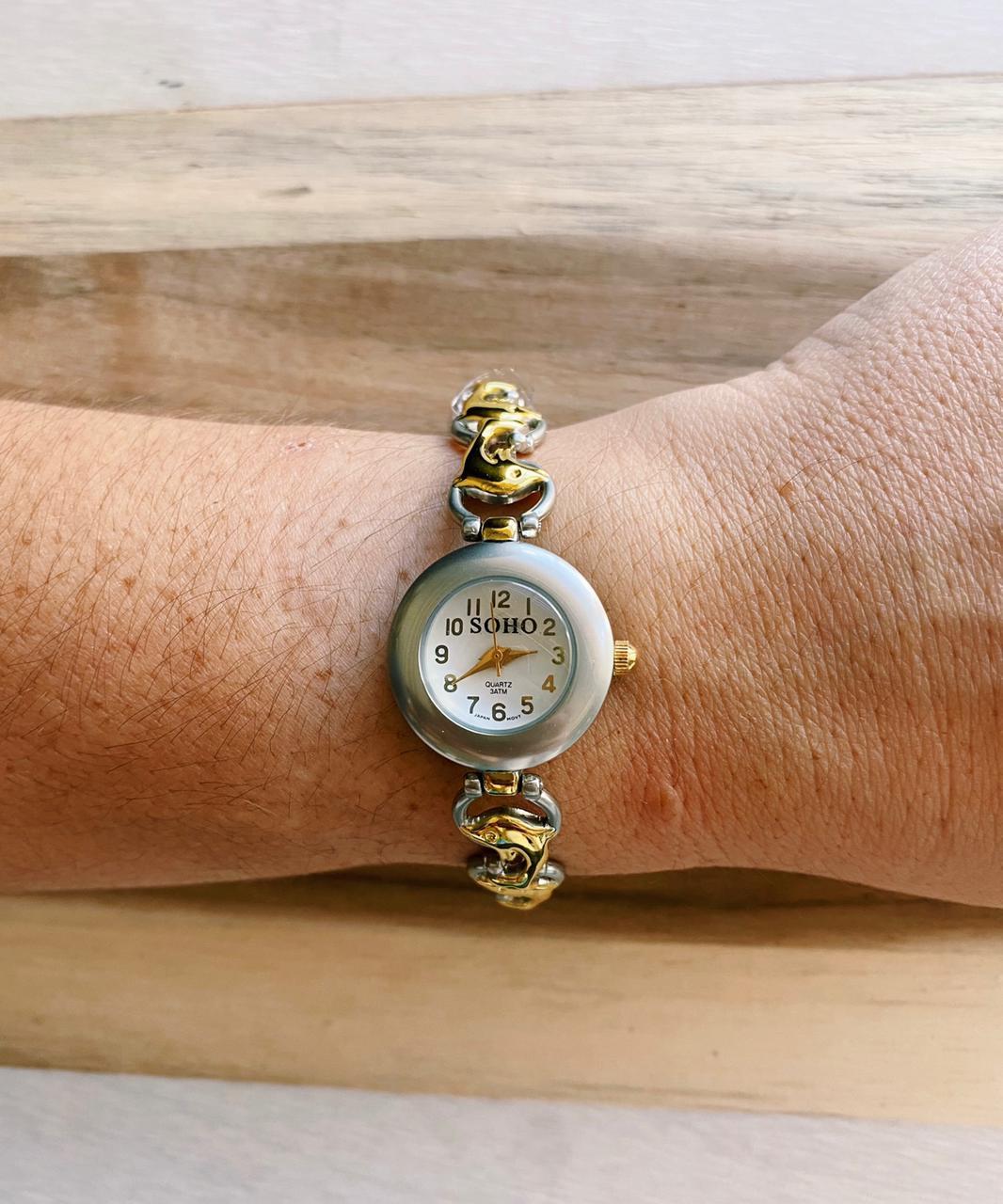 Reloj SOHO Análogo Dama CH1010G Combinado