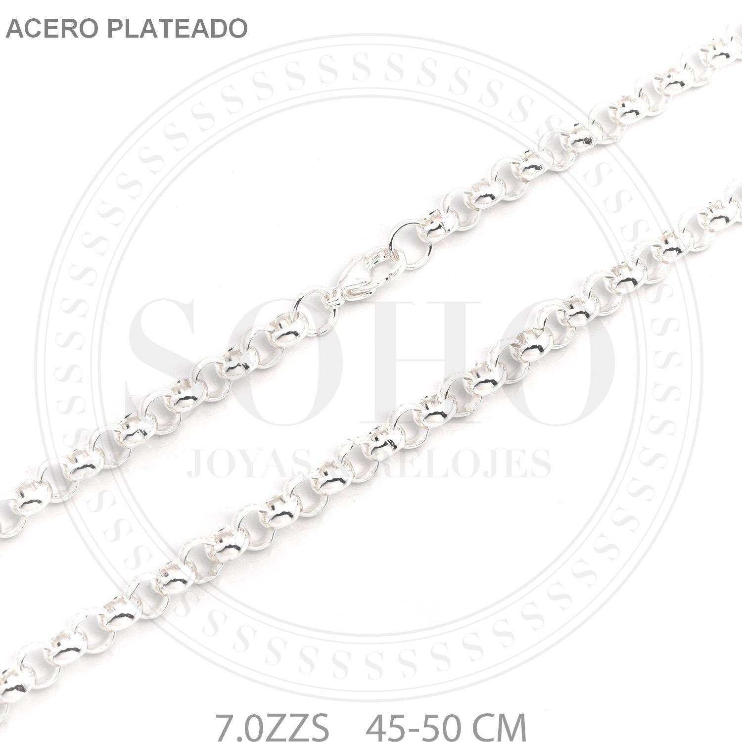 Cadena rolo acero blanco 7.0ZZS
