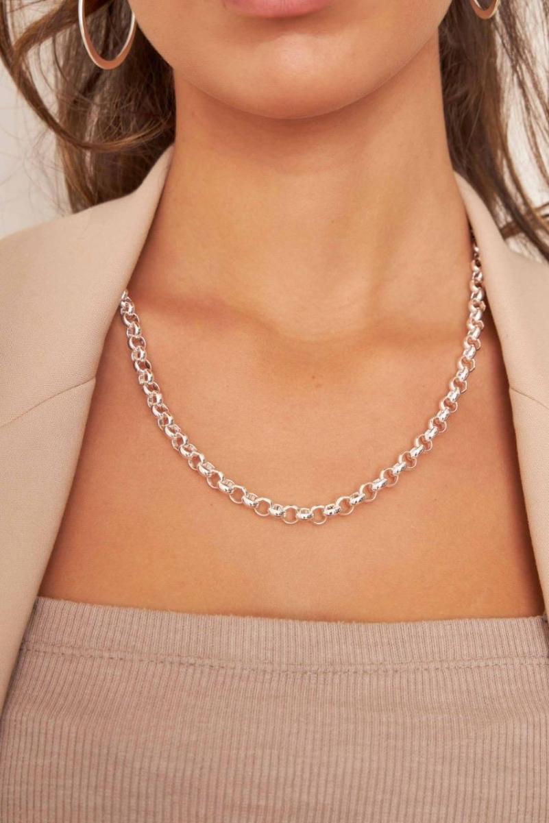 Cadena rolo acero blanco 7.0ZZS