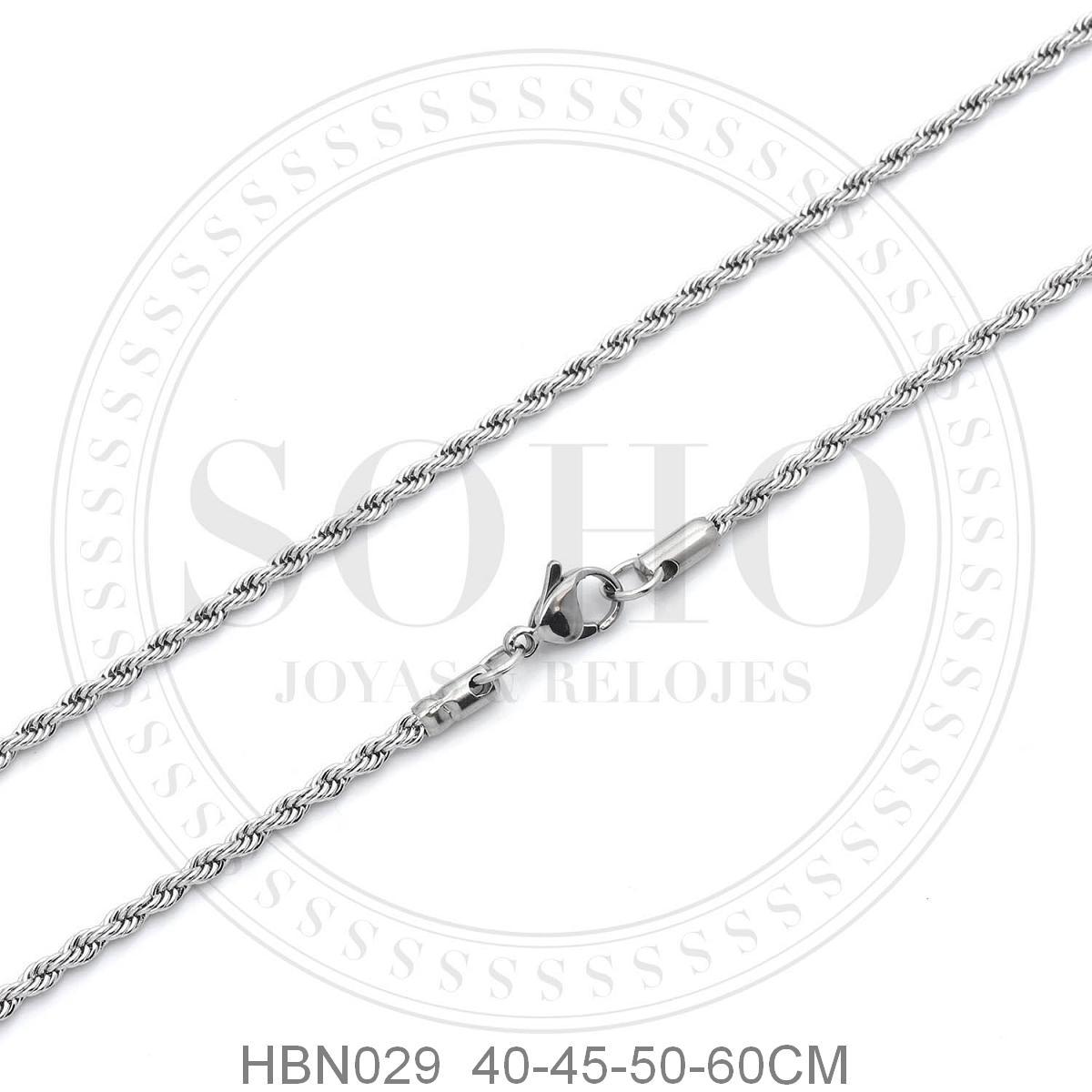 Cadena acero blanco HBN029S