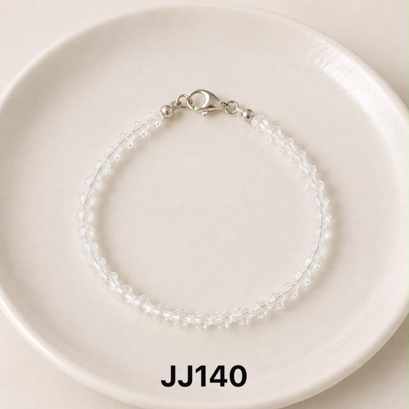 Pulsera colores en acero blanco JJ140