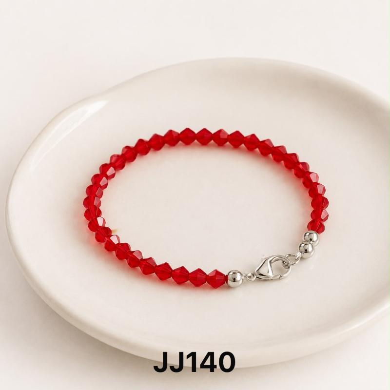 Pulsera colores en acero blanco JJ140