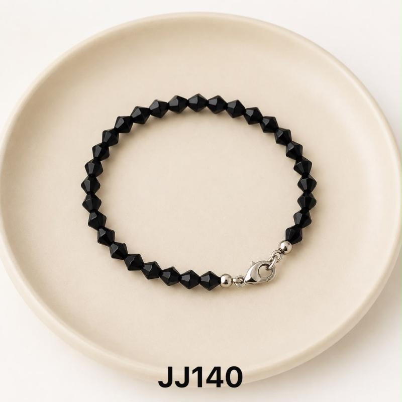 Pulsera colores en acero blanco JJ140