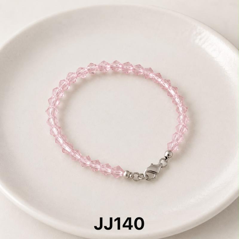 Pulsera colores en acero blanco JJ140