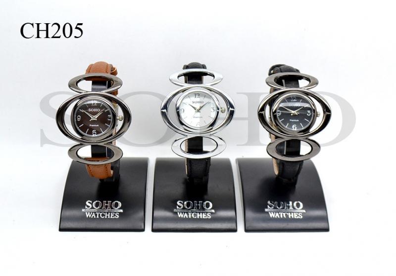 Reloj Análogo Dama CH205 Cuero