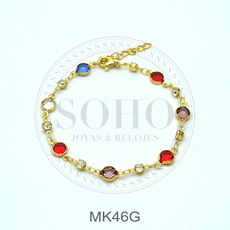 Pulsera acero dorado MK46G