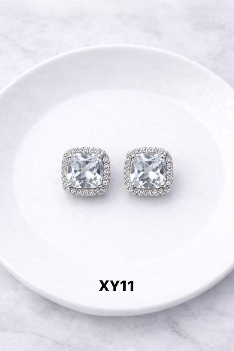 Aros brillos con cierre clip HY11