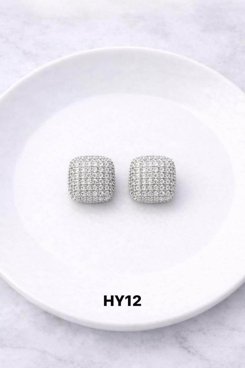 Aros brillos con cierre clip HY12