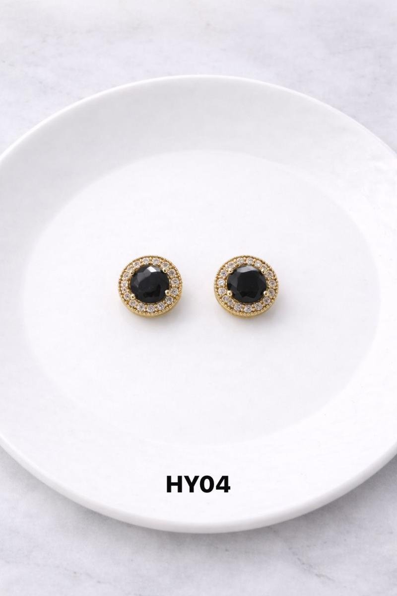 Aros brillos con cierre clip HY04