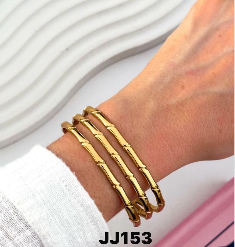 Pulsera esclava dorada JJ153