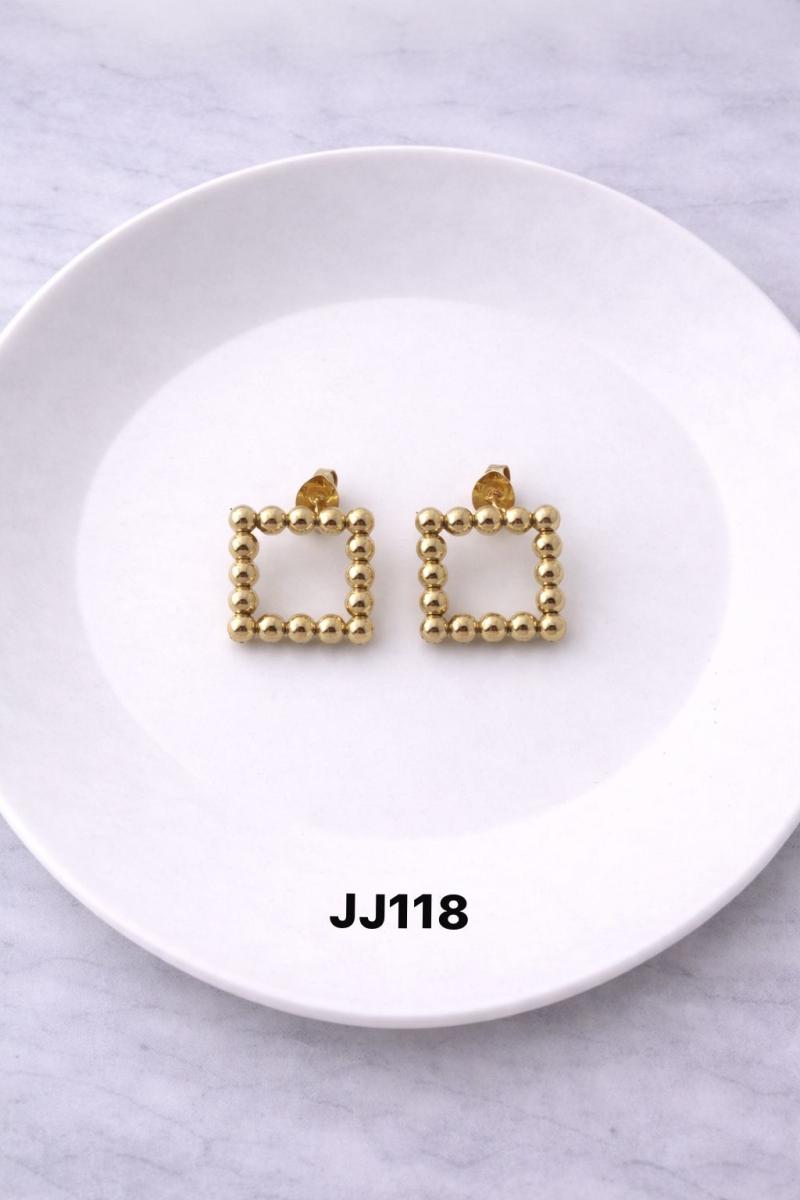 Aro acero dorado JJ118