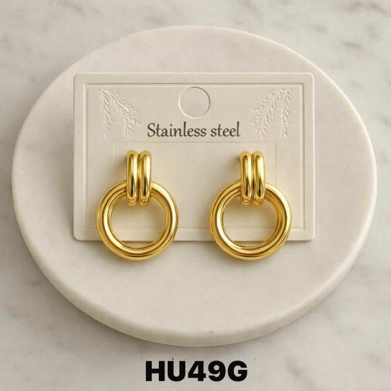 Aro acero dorado HU49G