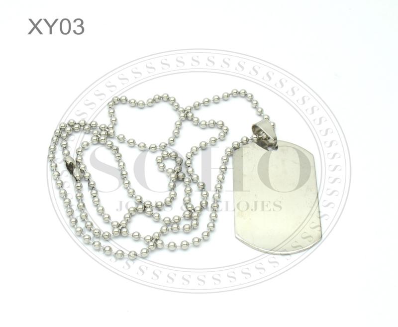 Cadena con dije identidad XY03